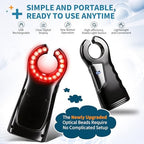 Vein Finder for Iv Access, Professional Handheld Vein Finder for All Skin Tones, Reliable Vascular Light Locator for Nursing Staff, Difficult IV Starts on Kids, Adults and Elderly - Black