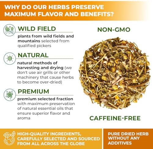 3 oz. Dried Tansy Flowers Herb Tea (Tanacetum Vulgare L.) Pishma Herbal Tea - 75g