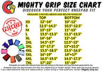 Mighty Grip Pole Dance Full Tacky Knee Climbing Pads (Small)