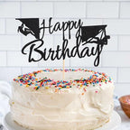 Arthsdite 1Pc Rock Climbing Happy Birthday Cake Topper,Hiking-Themed/Sports Theme Birthday Cake Decorations, Rock Climbing Party Or Climbing-Themed Mountain Top Party Decoration