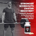 Vital Testo Support -Testosterone Support Supplement for Men | Promotes Energy, Stamina, and Vitality | Men’s Health | Made in USA | 30 Days Supply