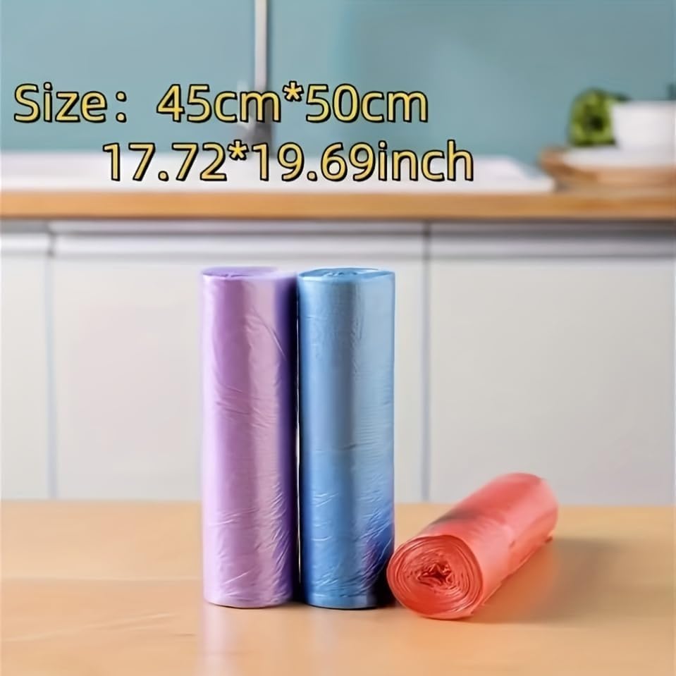 5 Rolls of 100 Large Heavy Duty Bags for Home, Kitchen, Office & Outdoor Cleaning!