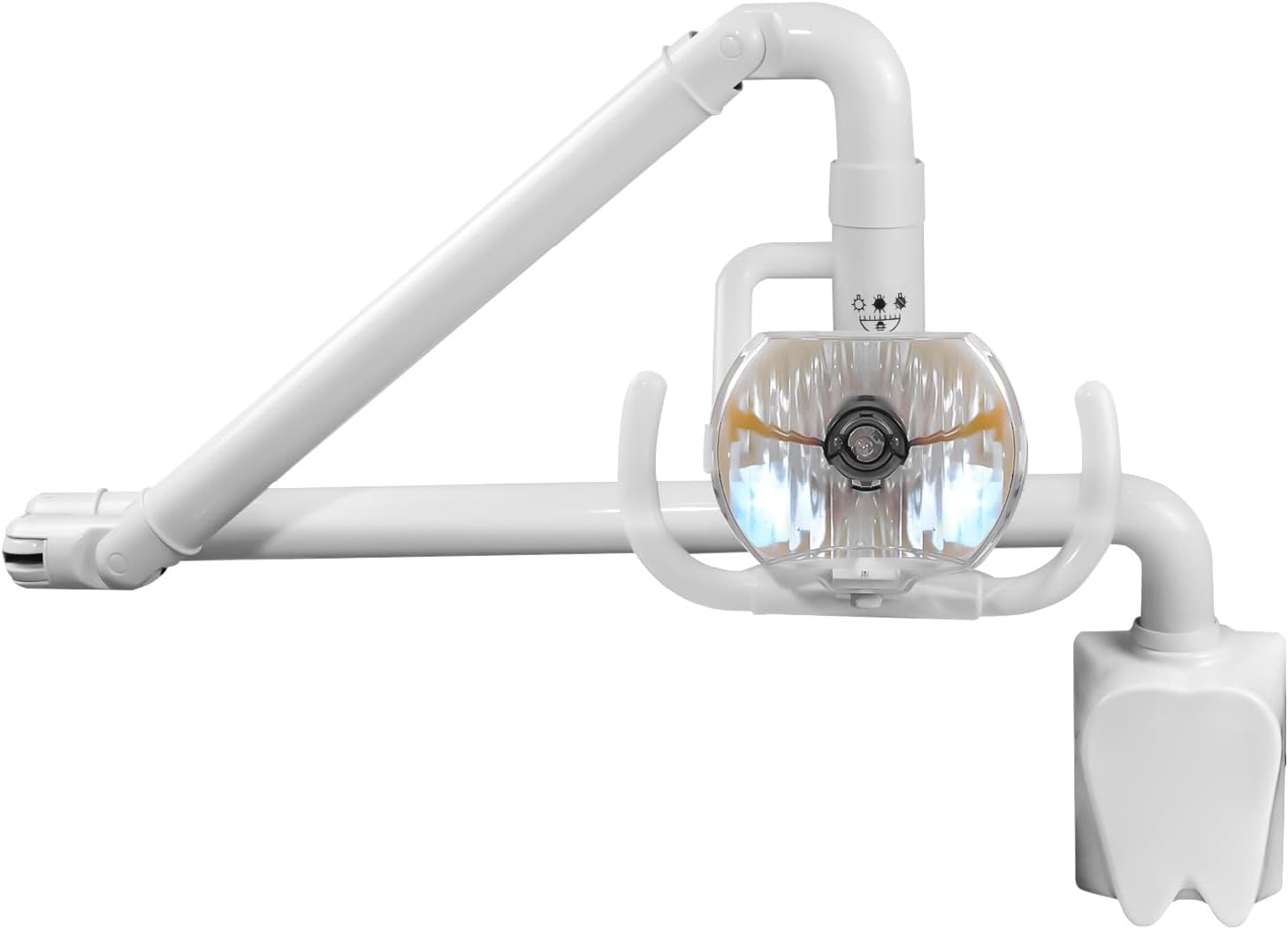 Super Dental Wall Hanging Oral Light Lamp Shadowless Cold Light with Arm