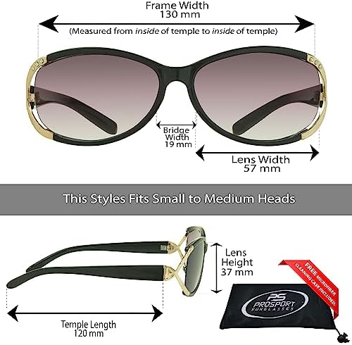 proSPORT Womens Reading SunGlasses Readers LIGHT Tinted Rhinestones Metal NOT BIFOCAL