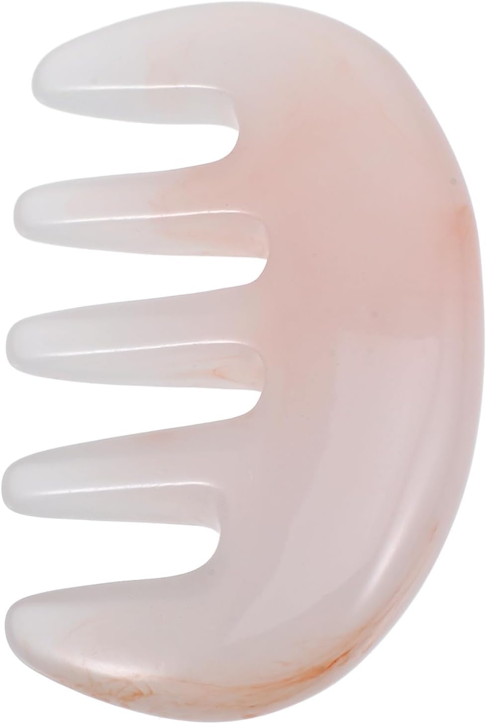 Beaupretty Hair Comb, Resin Scalp Massage Comb, Multi-Functional Hair Massager Comb for Scalp Care, Light color