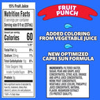 Capri Sun Fruit Punch Flavored Juice Drink Blend, 64 oz Bottle