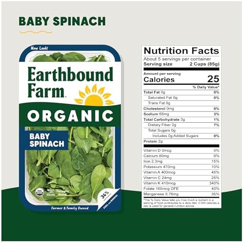 Earthbound Farm Organic Baby Spinach 16oz