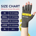Doctor Developed Compression Gloves for Women & Men/Open-Finger Arthritis Glove/Hand Compression Glove for Arthritis