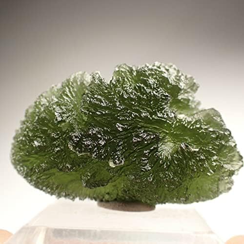 6-26g Moldavite Natural Czech Meteorite Impact Glass Rough Stone Crystal Energy Stone 1pc SBOTTON-8571 (Size : 19-21g)