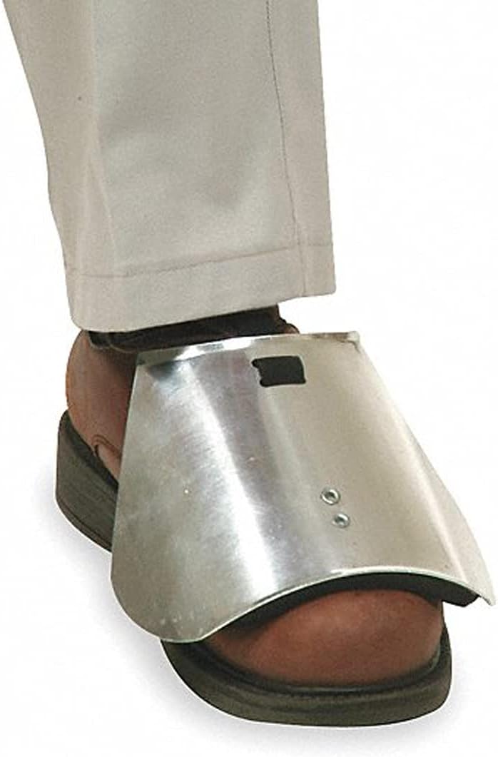 Metatarsal Guards, Foot Guard, Unisex Aluminum Shoe Caps, Protective Safety Toe Guard, Universal Size, 1 Pair