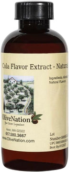 OliveNation Cola Flavor Extract - Natural, Clear - Sugar Free Colorless Cola Flavoring Adds Classic Soda Taste & Aroma to Beverages, Baked Goods, Cakes, Cookies, Frostings, Fillings, Sauces (4.00oz)