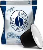 Caffè Borbone Blue Blend Nespresso Compatible Espresso Coffee Pods, 100 Count Espresso Pods