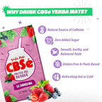 CBSé Yerba Mate Forest Fruits – Fruity Loose Leaf Yerba Mate Tea Blend, 500 g (1.1 lb), Naturally Caffeinated, Gluten‑Free.