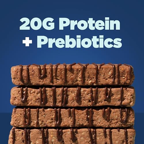 Perfect Bar Protein + Prebiotics Chocolate Mint Protein Bar, 20g Protein, Grass-Fed Whey, 6g Fiber With 3g Prebiotics, Gluten-Free, Non-GMO, 2.4 Ounce Bar, 7 Count