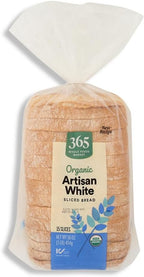 365 by Whole Foods Market Organic White Artisan Bread, 16 OZ