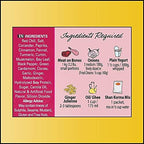 Shan Korma Recipe and Seasoning Mix 1.76 oz (50g) - Spice Powder for Traditional Meat in Yogurt Sauce - Suitable for Vegetarians - Airtight Bag in a Box