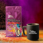 Java Factory Smooth Caffeinator Flavored Ground Coffee Bag – Medium Roast Brew, Made with 100% Arabica Beans, 10 Oz