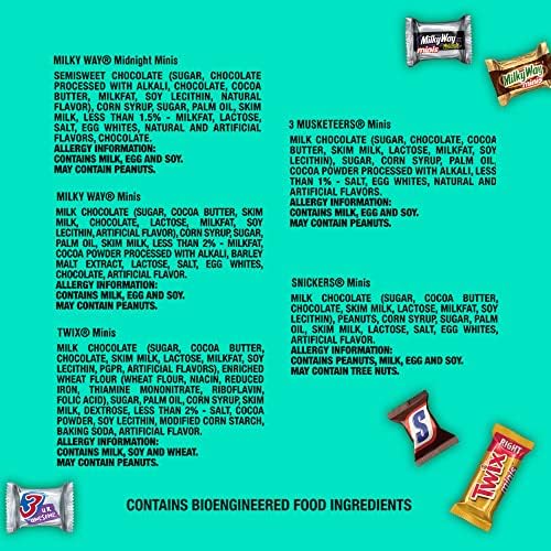 Mars, Chocolate Minis Size Candy Variety Mix Bag, 40 oz