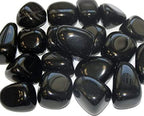 Pachamama Essentials Black Obsidian Tumbled - Healing Stone - Crystal Healing Rock 20-25mm (10)