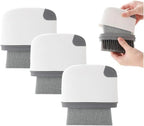 2-in-1 Groove Cleaning Brush with Hidden Scraper, Window Track Cleaner Tool for Sliding Doors & Sills, Hard Bristle Crevice Brush for Narrow Gaps (Dark Grey-3pcs)