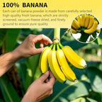 Banana Powder, 8.82OZ Freeze Dried Banana Powder, Freeze Dried Fruit, No Added or Sugar, Suitable for Baking, Oatmeal, Cereal, Yogurt, Smoothies, Juice