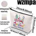 WZMPA Dental Assistant Cosmetic Makeup Bag Dental Hygienist Assistant Gift Dental Assistant Zipper Pouch For Future Dentist Dental Students (Dental Assistants)