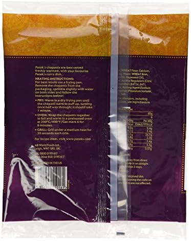 Pataks Plain Chapatti x 6 100g