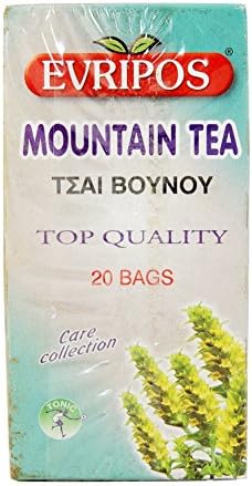 20 Bags 24gr 0.84oz Greek Natural Product Mountain Tea Evripos Top Quality