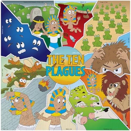 Passover 10 Plagues Premium 3 ply Napkins. 20pk for Seder Table Decoration.