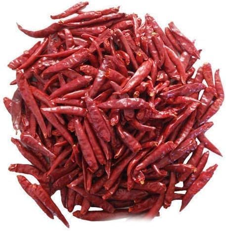QURA Whole Mathania Red Chilli (Lal Mirch) Bold Size,Hand Sortex 400gm | Deep Red, Powerful Flavour Aroma and Taste