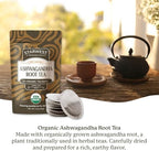 Starwest Botanicals Organic Ashwagandha Tea - Caffeine Free Herbal Tea, String Free Sachets, USDA Organic Ashwagandha Root, Non GMO - 20 Bags