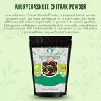 AYURVEDASHREE Chitrak Roots Powder I Chitrak Mool Powder I 50 Gm I Chita Jadd I Plumbago Indica Root I Plumbago zeylanica, Supports Healthy Metabolism