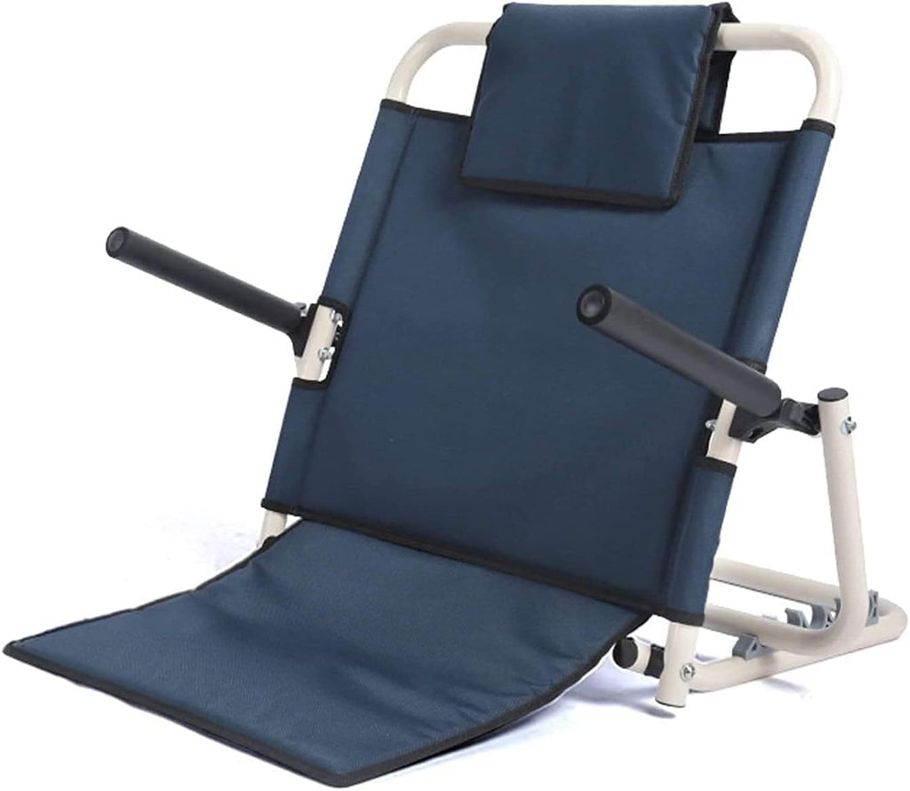 Backrest,Wedge-Shaped Pillow Chair Adjustable seat Cushion Folding Chair Bed Ventilator Oxford Cloth Outdoors Out of The Beach Stainless Steel backrest