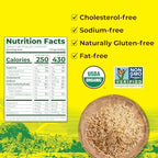 Golden Star Organic Thai Hom Mali Brown Jasmine Rice - Microwaveable Rice - (6 Pack) 8.5 oz Pouch