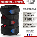 TechWare Pro Knee Brace Support - Knee Braces for Knee Pain. Relieves ACL, LCL, MCL, Meniscus Tear, Arthritis, Tendonitis Pain. Dual Stabilizers Non Slip Neoprene. Adjustable Bi-Directional Straps -5 Sizes