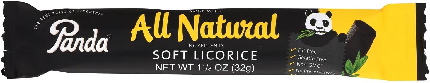 Panda All Natural Licorice Bar, 1 1/8 Oz/32g (Pack of 36)