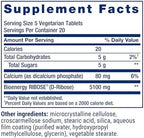 Life Extension D-Ribose Tablets, plus calcium, helps maintain healthy energy levels in heart and muscle, encourages the production of ATP, gluten-free, non-GMO, vegan, 100 vegetarian tablets