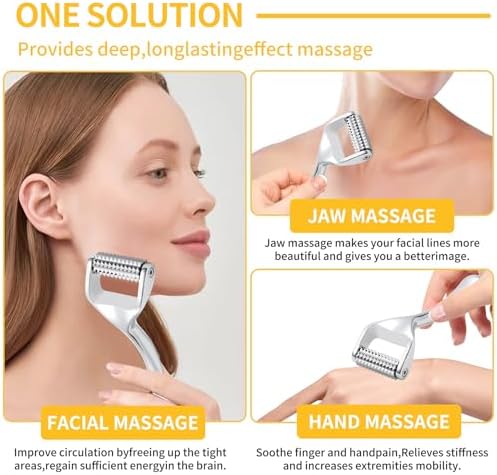 Running man Acupressure Roller,Acupuncture Roller for Muscle Pain Relief, Massage Roller-Deep Tissue Massage Tool for Face,Hand, Foot, and Neck