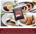 Fusion Select 2 Packs Red Bean Paste - Fine Sweetened Adzuki Bean Paste for Desserts, Buns, Pastry Filling, Mochi - For Chinese, Japanese & Korean Foods - No Additives or Preservatives