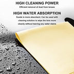 100 PCS Glasses Clean Cloth Suede, Lens Clean Cloth for Lenses, Glasses, Screens, Cameras, iPad, iPhone, Eyeglasses (6"x7", 100PCS/Light Yellow)