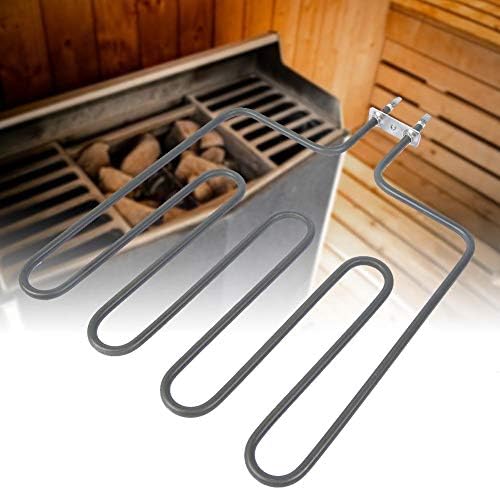 Fdit Practical Stainless Steel Electric Heating for Sauna Stove High Heat Transfer Straight Heat Sauna Heating Component(SCA-2000W)