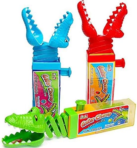 Gator Chomp Candy 0.60-Ounce Lollipop 3 Count (3 Gator Chomp Lollipops)
