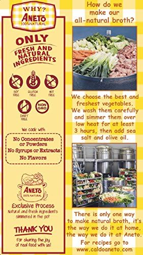 Aneto 100% Natural Low Sodium Chicken Broth, 34 Fl Oz