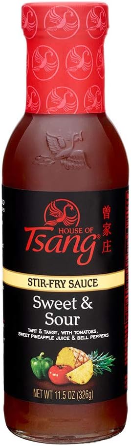 House Of Tsang Sweet & Sour Stir Fry Sauce, 11.5-Ounce Units (Pack of 6)