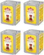Hanabade Earl Grey Tea Tomurcuk 125g / 4.4 oz – Premium Loose Leaf Black Tea with Natural Bergamot Aroma, Young Tea Buds, Turkish Black Tea, Strong Fragrant Flavor (Set of 4)