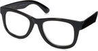 Betsey Johnson womens Thea Blue Light Glasses Reading Glasses, Shiny Black, 142mm