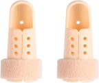 2 Pieces Finger Splint Mallet Finger Support Finger Splint Brace Plastic Protector for Adjustable Finger Immobilizer for Basketball Finger Joint Protection