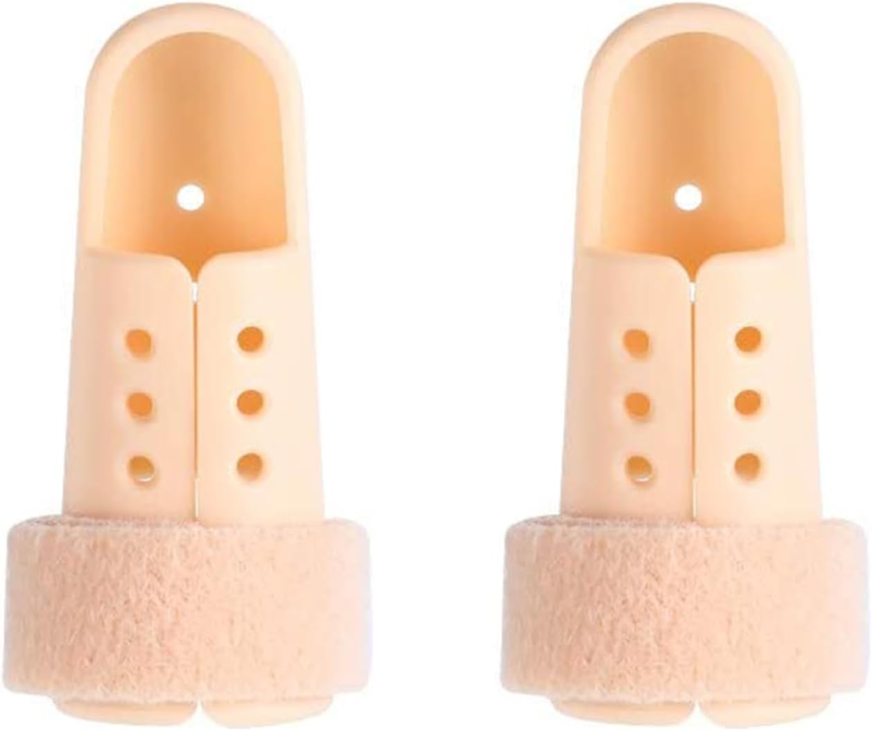 2 Pieces Finger Splint Mallet Finger Support Finger Splint Brace Plastic Protector for Adjustable Finger Immobilizer for Basketball Finger Joint Protection