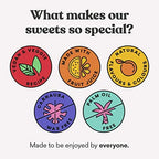 Candy Kittens Vegan Sweets - Plant Based - Gluten-Free - Natural Fruit Flavour Candy - Gummy Chewy Gourmet Sweets - Wild Strawberry, 3.80z (Pack of 9)