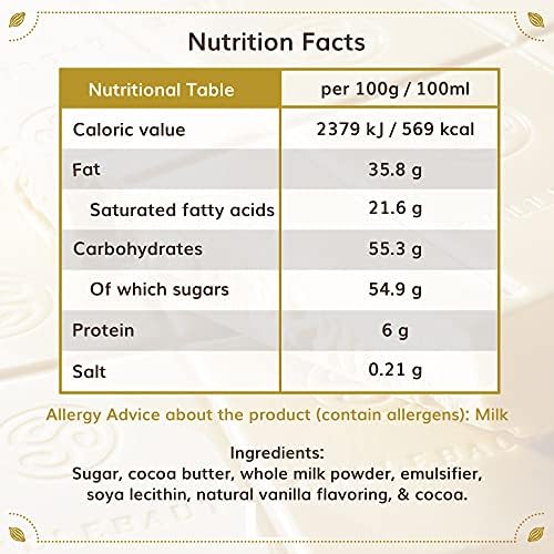 Callebaut White Baking Chocolate - 11 lb (11 pound) (11 Lbs)